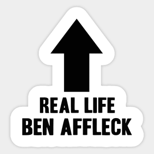 Alex Daniels Real Life Ben Affleck Sticker